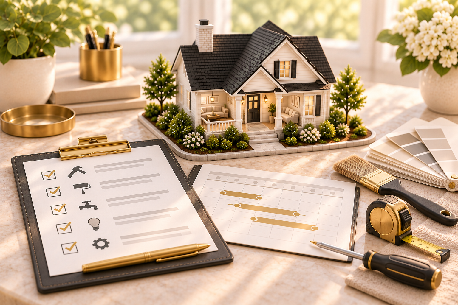 Contractor and prep work for selling a home